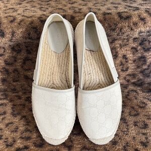 Gucci Beige Espadrille Shoes